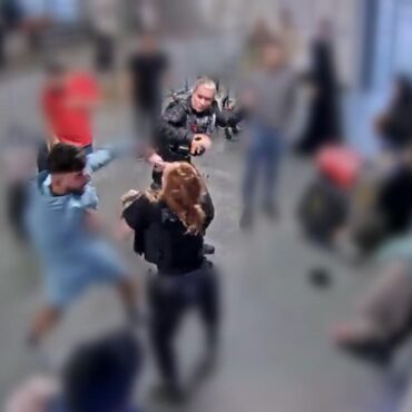 Jury shown CCTV and bodycam footage of brothers allegedly assaulting police at Manchester Airport