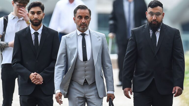 Brothers assaulted police with ‘high level of violence’ at airport, trial hears