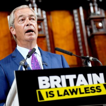 Violent UK offenders could be sent to El Salvador under Farage crime crackdown