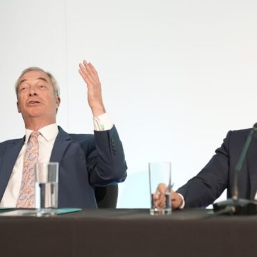 Farage excuses ex-chair liking antisemitic post about Robert Jenrick