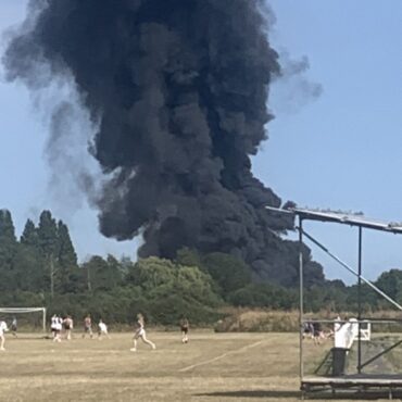 ‘Fireball’ at Southend Airport after ‘small plane’ crashes