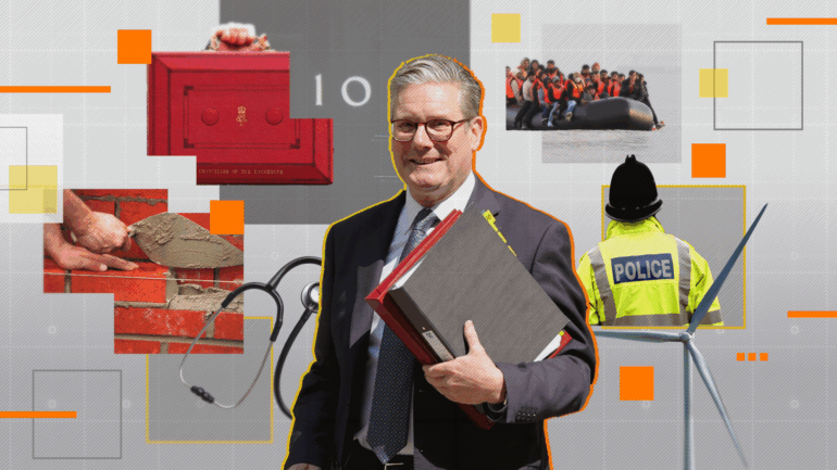 One year of Starmer: Nine charts that tell us whether Labour’s first year has been a success or failure