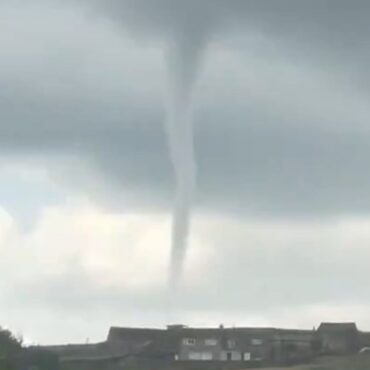 Possible tornado spotted in Yorkshire