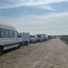 Warning to caravans flouting ban as council moves to clear seaside ‘squatter camp’