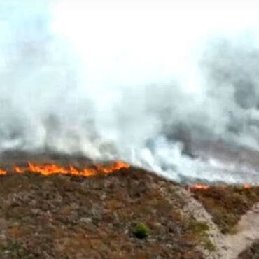 Moor fire near Yorkshire RAF base declared major incident