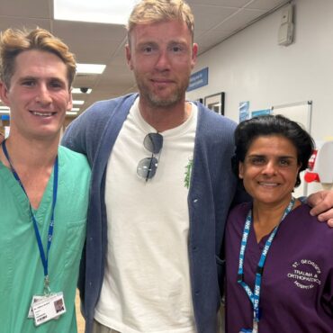 Flintoff praises NHS staff who treated him after crash, as doctor says his injuries were among ‘most complex’ he’s ever seen