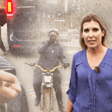 This is Britain – in broad daylight: Sky reporter returns to scene of masked men confrontation