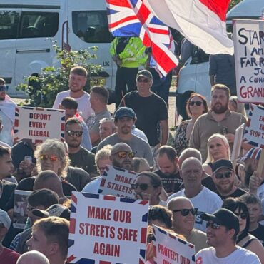 Friday night’s anti-migrant protests in Norwich were peaceful – but anger is bubbling