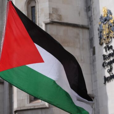 Three charged with showing support for Palestine Action