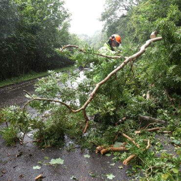 Travellers warned to expect more disruption as Storm Floris blows through