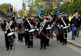‘It’s been an honour’: Marching band says farewell to base of more than 50 years