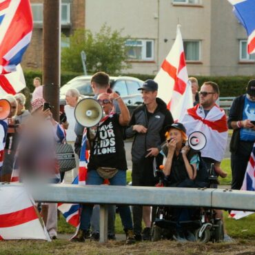 ‘They’re angry with the wrong people’: Counter-protesters on why they oppose demonstrations outside asylum hotels
