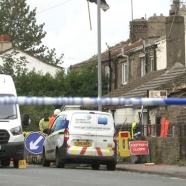 Man arrested over metal theft at exploded house