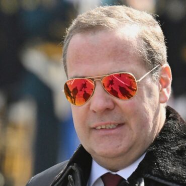 Former Russian president warns Moscow may seize ‘valuables of the British Crown’