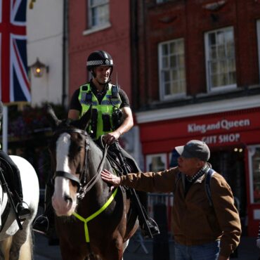 Heavy security at Windsor for Trump’s state visit feels ‘American’