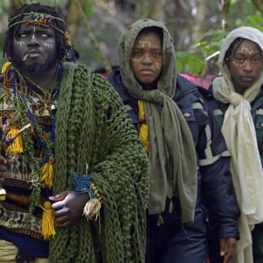 ‘African tribe’ camping in Scottish woods stays put despite council’s eviction deadline