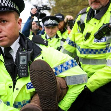 Arrests made as Palestine Action supporters protest at Labour conference