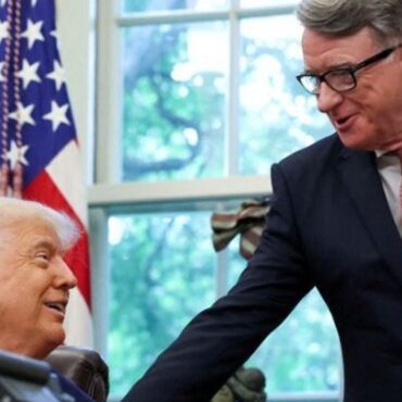 Who could replace Peter Mandelson as US ambassador?