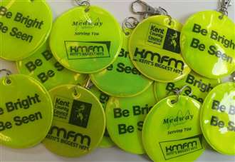 Free reflector keyrings and visibility jackets up for grabs