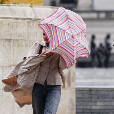 Met Office names first storm of season as it issues warnings for strong winds and heavy rain