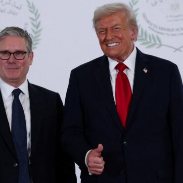 Gaza peace deal not possible without Trump, says Starmer