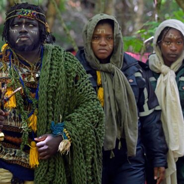 ‘African tribe’ members evicted after raid on Scottish wood