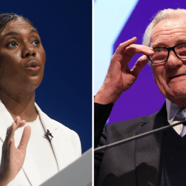 Lord Heseltine attacks Badenoch’s new policies – and calls Farage a ‘phoney’