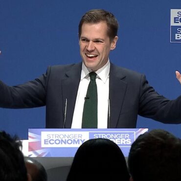 Jaunty Jenrick: a leader’s speech in all but name