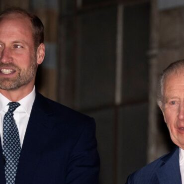 King and Prince William step out together for rare joint environmental engagement