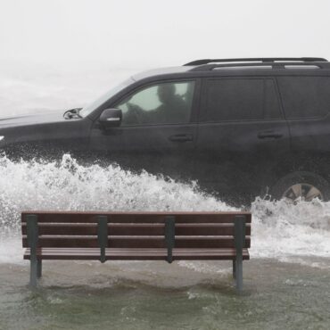 Man dies and thousands without power as Storm Amy brings 90mph winds