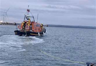 Lifeboat rescues ‘at risk’ vessel