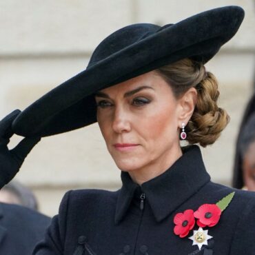 Kate lays Armistice Day wreath – as Camilla marks event at Paddington