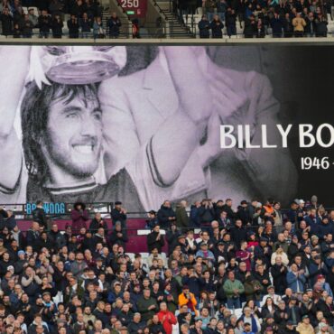 Former West Ham captain and manager Billy Bonds dies