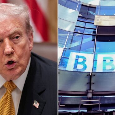 Trump threatens to sue BBC for bn over speech edit