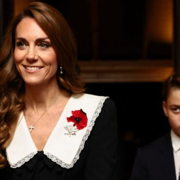 Princess of Wales and Prince George join King for Festival of Remembrance