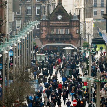 Woman taken to hospital after ‘hazardous liquid’ thrown at her in city centre