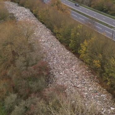 Man arrested in connection with massive illegal waste dump
