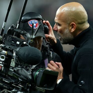 Guardiola ’embarrassed and ashamed’ over his behaviour