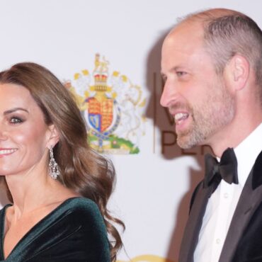 Princess of Wales says her children were ‘very sad’ to miss Paddington at Royal Variety show