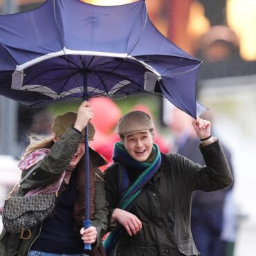 Yellow weather warning issued for heavy rain