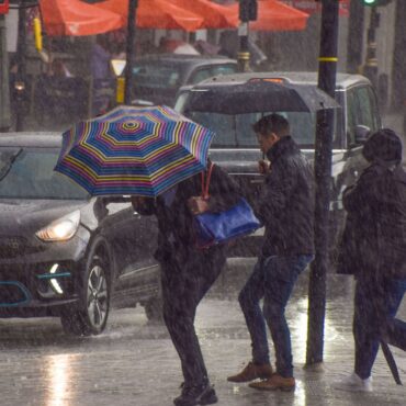 Flood and ‘do not travel’ warnings issued as Storm Claudia prepares to batter parts of UK