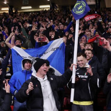 Victorious Scotland fans caused earth to shake in Denmark win
