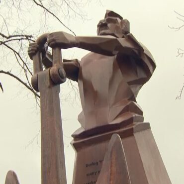 Monument honours millions who did not fight in WWII – but whose roles were vital to war effort