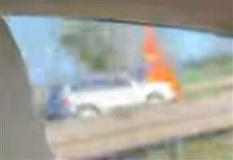 Car fire sparks delays on M2 as M26 closed for resurfacing