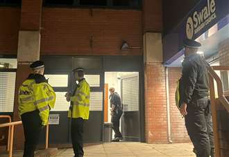 Boy, 12, arrested after council offices vandalised following asylum debate