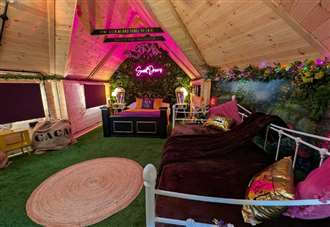 Team behind popular glamping site celebrate double award win