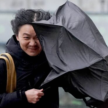 Storm Bram brings 90mph winds, rain and flooding to parts of UK