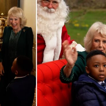 Queen hosts festive tea for children with severe illnesses