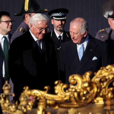King Charles welcomes German president to Windsor Castle