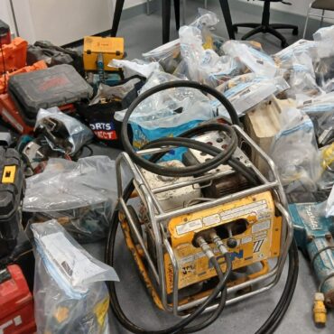 Police seize £80,000 of suspected stolen tools from car boot sale